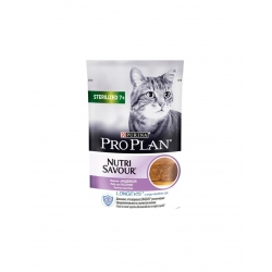 Purina Pro Plan Cat Sterilised 7+ Karma mokra dla kotów starszych indyk saszetka 85 g
